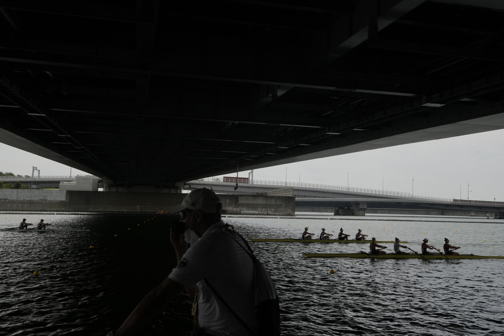 APTOPIX Tokyo Olympics Rowing
